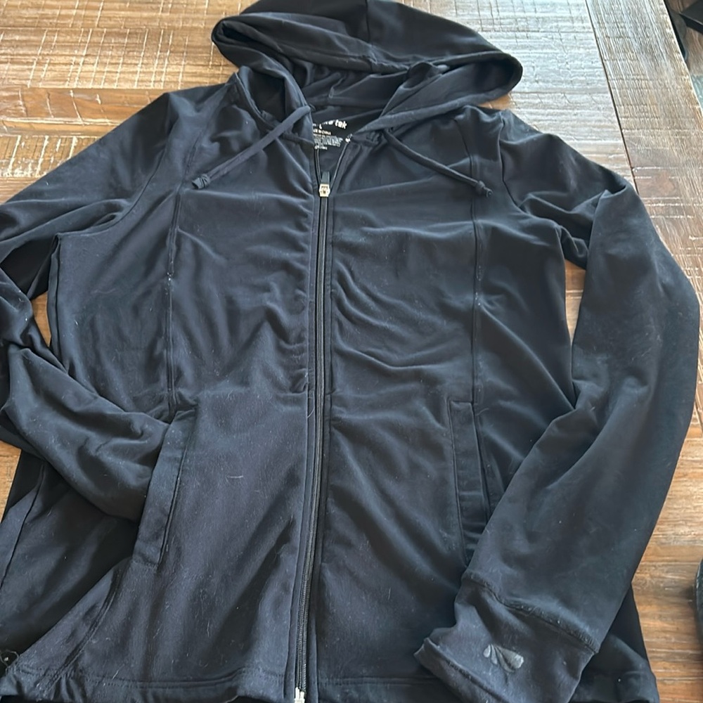 Marika Tek lightweight hooded workout jacket. Size L